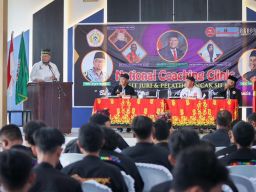 LaNyalla Ingatkan Nilai Luhur Pencak Silat Saat Pembukaan National Coaching Clinic