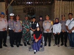 Polres Ngawi, Bersama Baznas Bedah Rumah Penyandang Disabilitas