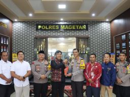 Jalin Sinergitas Antar Gakkumdu, Komisioner Bawaslu Kunjungi Polres Magetan