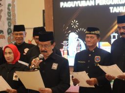 Polres Madiun Kota Dukung Deklarasi Pemilu Damai, Paguyuban Pencak Silat Madiun