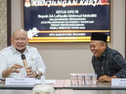 Kunjungi KPU Surabaya dan Sidoarjo, Ketua DPD RI Pantau Persiapan Pemilu