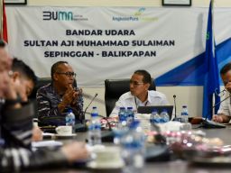 Tiba di Balikpapan, Tim Survey Lanudal IKN CC GM Angkasa Pura I Bandara Sepinggan