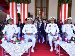 Wakil Komandan Puspenerbal Hadiri Peringatan Harkitnas ke-116 di Grahadi Surabaya