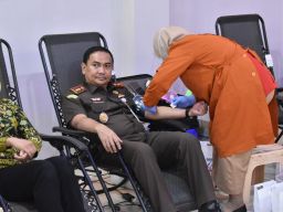 Kejaksaan Tanjung Perak Giat Donor Darah Dan Tanam Pohon, Peringati Hari Bhakti Adhyaksa Ke-64