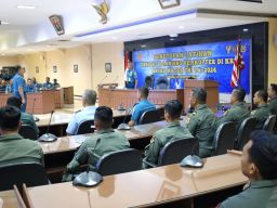 Puspenerbal Gelar Briefing Akhir dan Penutupan Latihan Take off dan Landing Helikopter di KRl Trimatra 2024