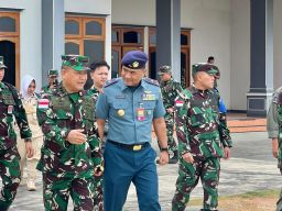 Latgabma SGS 2024, Wakil Komandan Puspenerbal Sambut dan Antar Keberangkatan Dankodiklat TNI 