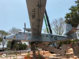 Monument Nomad Hibah TNl AL di Tuban Telah Terpasang, Percantik Taman Kota