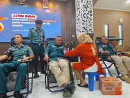 Peduli Sesama, Puluhan Personel Puspenerbal Sumbangkan Darah di Hari Bhakti Imigrasi ke-75