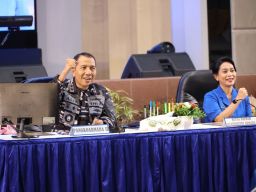 Pangkoarmada II Sampaikan Visi dan Misi dalam Entry Briefing Bersama Prajurit dan PNS Koarmada II