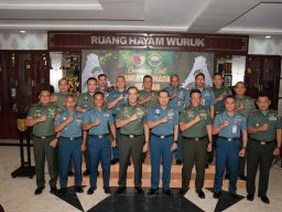 Perkuat Hubungan Antar Matra, Pangkoarmada II Laksanakan Kunjungan Kehormatan Ke Pangdam V/Brawijaya