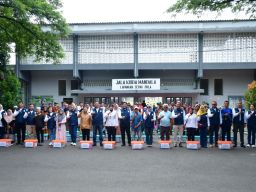 Komandan, PJU dan Kasatker Puspenerbal Scooteran Bersama Kasal Meriahkan Hardikal 2025