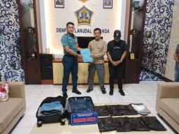 Satgaspam TNI AL Bandara Juanda Amankan Penumpang Pesawat Bawa Narkotika 1,6 Kg