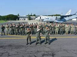 Pesawat Udara CN235 TNI AL Surfex Bersama Poseidon Amerika