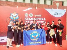 Atlet Pelajar Binaan Puspenerbal Sabet Delapan Medali di Kejuaraan Pencak Silat Internasional Kemenpora 2025