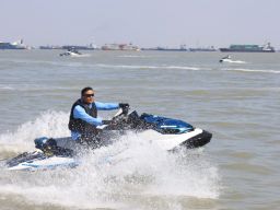 Komandan Puspenerbal Hadiri Naval Events Fin Swimming Selat Madura Piala Kasal 2025