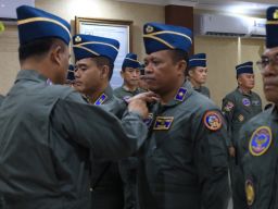 Jabatan Dirlambangja dan Dua Komandan Lanudal Jajaran Puspenerbal Diserahterimakan