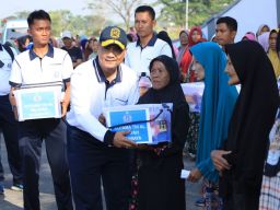 Baksos Funbike Sinergitas Kotama TNl AL Surabaya, Solidkan Kondusifitas Wilayah