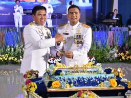 Komandan Puspenerbal Hadiri Peringatan Puncak Hari Jadi Ke-80 TNl Angkatan Laut 2025