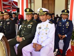 Dirops Puspenerbal Peringatan Hari Kesaktian Pancasila 2025 di Gedung Negara Grahadi Surabaya