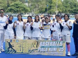 Ketua KONI Surabaya Terpilih Arderio Hukom Kagum Antusiasme Atlet Cilik di Baseball 5