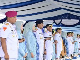 Dipimpin Kasal, Komandan Puspenerbal Hadiri Peringatan Hari Armada Republik Indonesia 2025