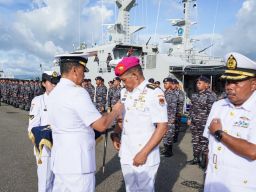 Komandan Kodaeral lX Pimpin Upacara Sertijab PJU dan Kasatker Kodaeral lX