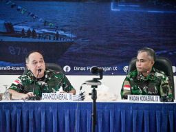 Komandan Kodaeral lX Tinjau Tabletop Exercise Penyiapan Tujuh Rencana Operasi Kodaeral lX