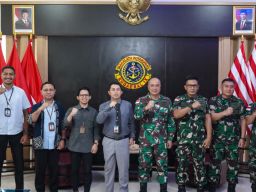 Dankodaeral IX Terima Courtesy Call Pelaksana Tugas Kepala Perwakilan Bank Indonesia Provinsi Maluku