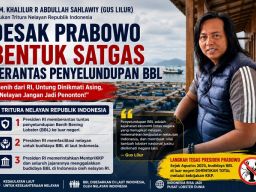 Tritura Nelayan RI, Gus Lilur Desak Prabowo Bentuk Satgas Berantas Penyelundupan BBL