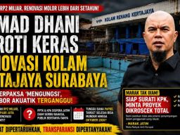 Ahmad Dhani Soroti Renovasi Kolam Kertajaya Molor, MARAK Siap Surati KPK