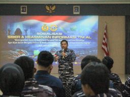 Tingkatkan Security Awareness, Kodaeral IX Gelar Sosialisasi Siber dan Keamanan Informasi TNI AL 2026