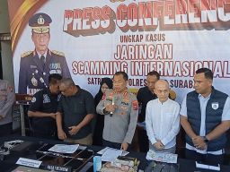 Polrestabes Surabaya dalami Kasus Scamming Internasional, Libatkan Kepolisian Jepang dan China