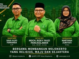 DPC PPP Kota Mojokerto Berganti Nahkoda, Cak Rizky Bidik Kemenangan Pileg