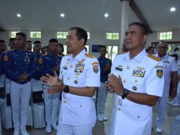 Pangkoarmada II Hadiri Pembekalan Kasal kepada Calon Perwira Remaja AAL Angkatan ke-72