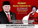 Ketua DPD RI Sampaikan Doa di Hari Ulang Tahun Megawati Soekarnoputri