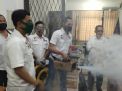 Cegah Covid-19, LNM Media Center Adakan Fogging Disinfektan Gratis