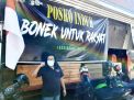 Bonek Green Nord Pasang Bendera Merah Putih di Warkop Pitulikur