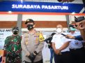Kapolda Dan Pangdam Lakukan Pengecekan Prokes Di Stasiun KA Pasar Turi