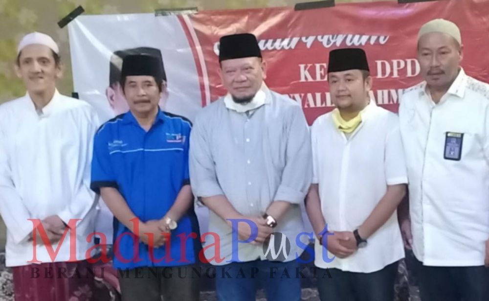 Ketua DPD RI, AA LaNyalla Kunjungi Pesantren Ibnu Cholil Bangkalan