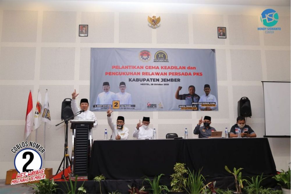 Gema Keadilan, Relawan Persada PKS Siap Menangkan H.Hendy- Gus Firjaun