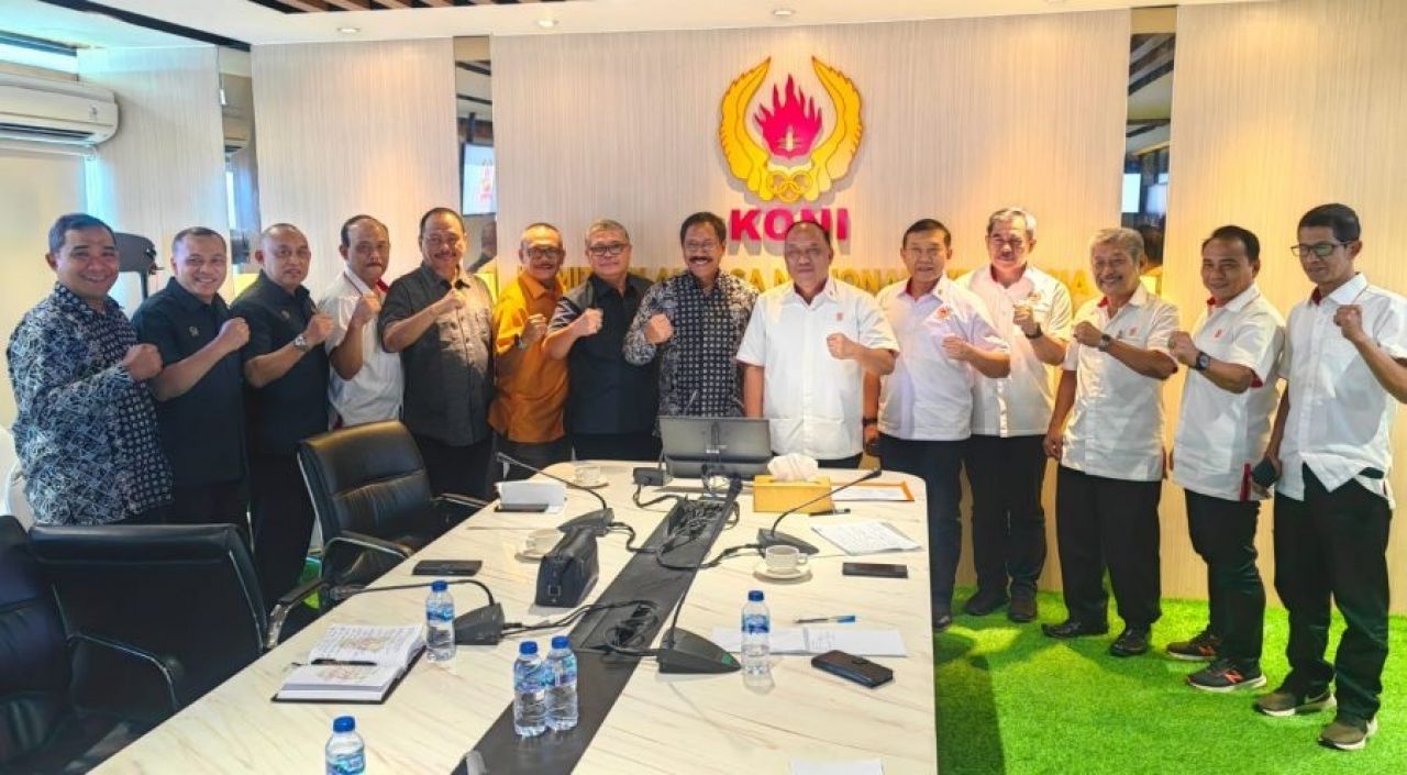Ketua Umum KONI Jatim, M Nabil, menghadiri Rapat KONI Pusat dan KONI se Indonesia bahas persiapan PON XXI 2024 Aceh - Sumut