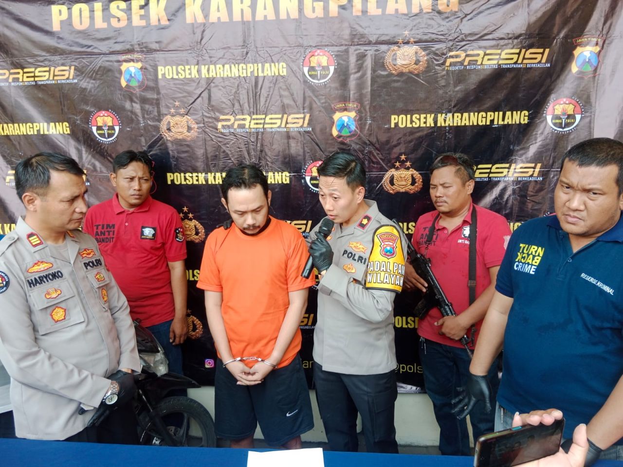 Polsek Karangpilang Ringkus Budak Narkoba, Satu Poket Sabu Berhasil Diamankan