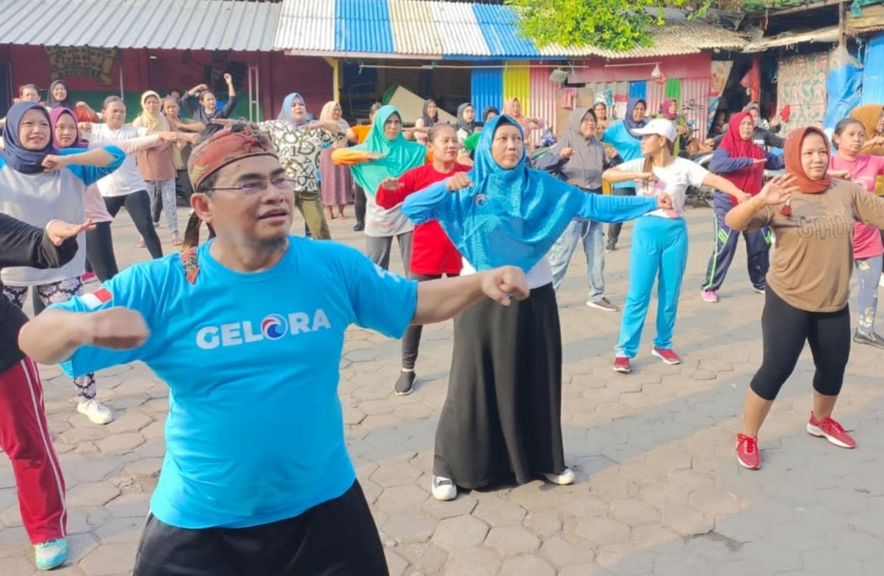 Senam Gelora Doddy Eka Putra Bersama Warga Bubutan Surabaya