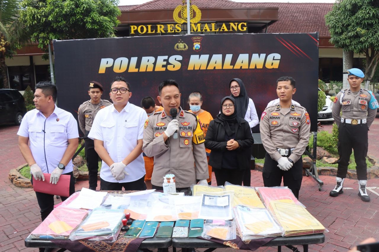 Berhasil Ungkap TPPO, Polres Malang Selamatkan Belasan Orang CPMI