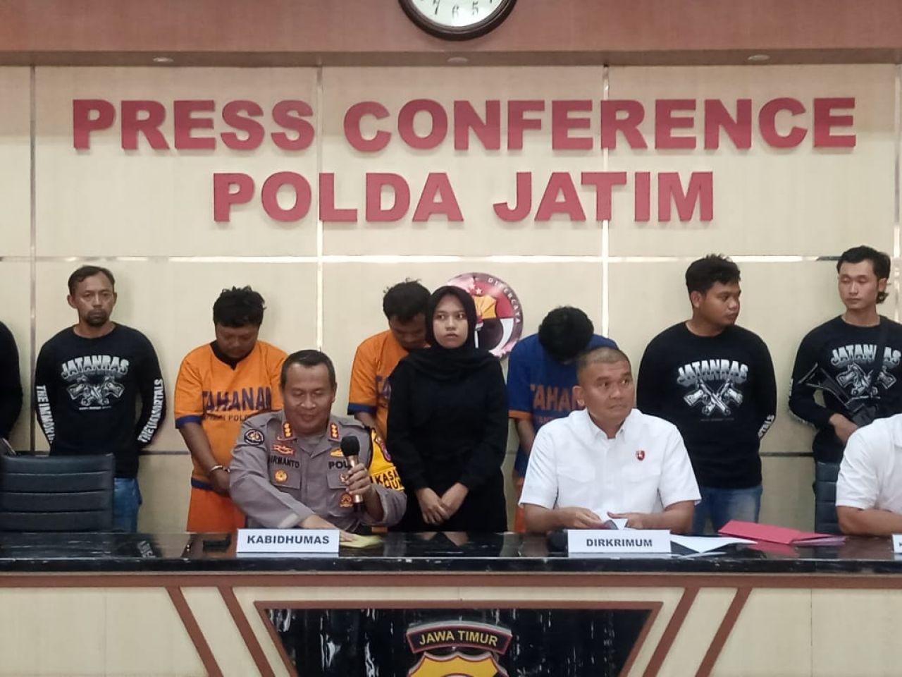 Jatanras Ditreskrimum Polda Jatim Berhasil Bekuk Tiga Residivis Spesialis Jambret