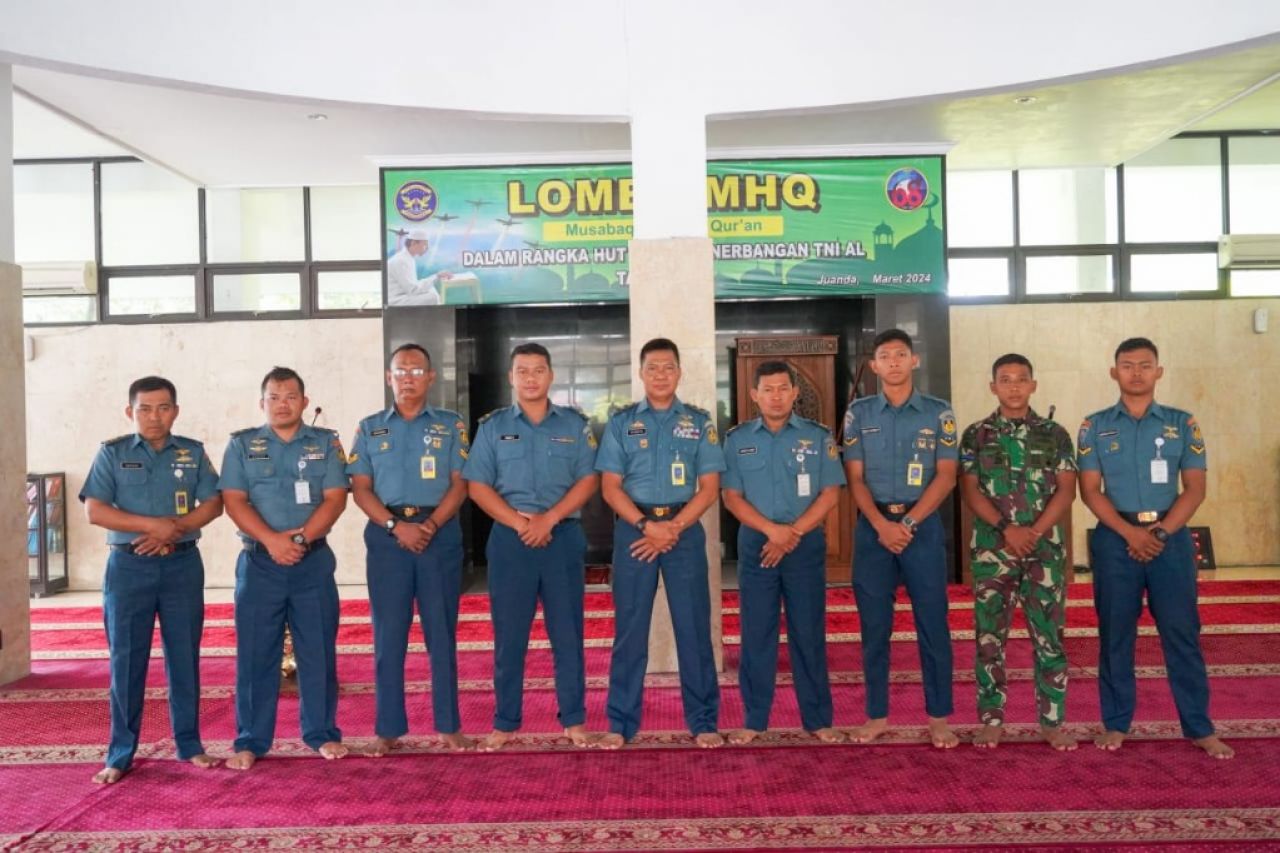Lettu Laut (T) Sukadi Raih Juara 1 Lomba MHQ HUT ke-68 Penerbangan TNl AL