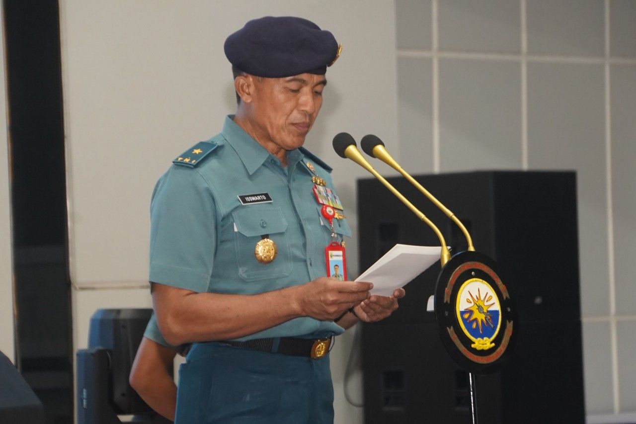 Kaskoarmada II Pimpin Laporan Korps Kenaikan Pangkat 26 Pamen Koarmada II
