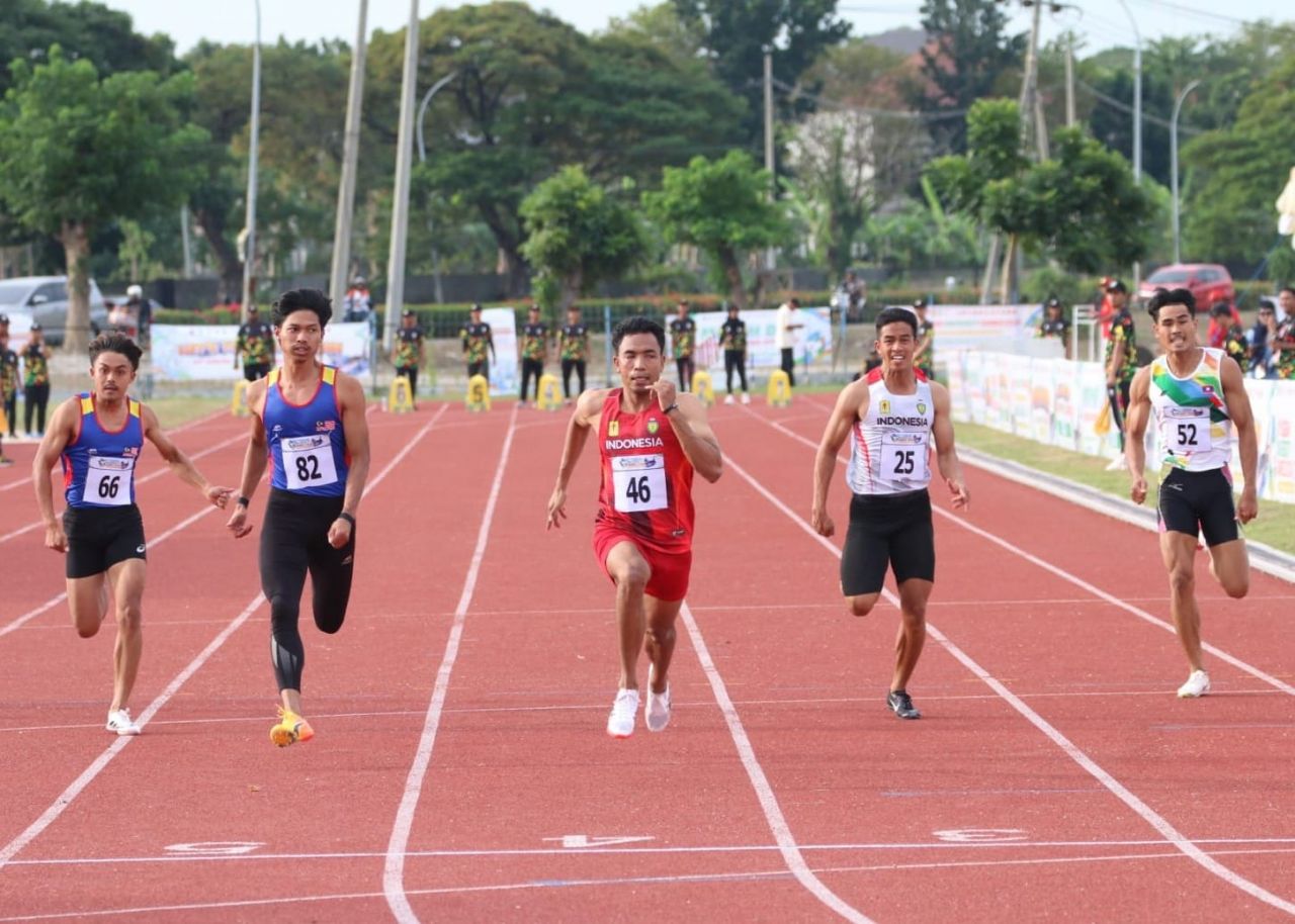Zohri Manusia Tercepat Asia Tenggara, di ASEAN University Games XXI 2024