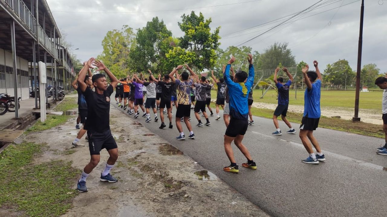 Songsong Pasifik Run 0708, Komandan Wing Udara 3 Ajak Prajurit Penerbal Biak Lari 10 K