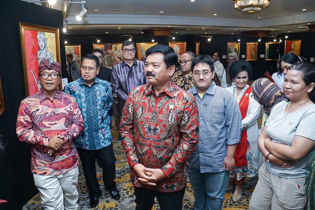 Pelukis Tarso: IKN menjadi simbol kemajuan keberagaman, serta harmonisasi antara manusia dan alam